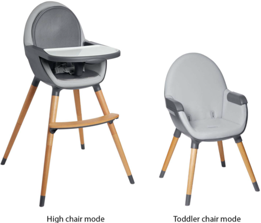 TUO Convertible High Chair, Charcoal (style #304200).